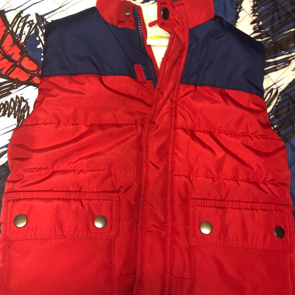 Red vest boys 5T Gymboree